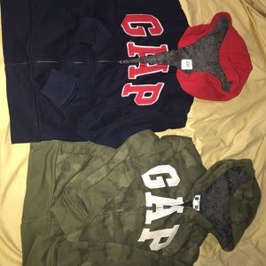 Gap Sherpa lined hoodies